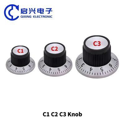 품질 포텐티오미터 액세서리 15*17mm 알루미늄 합금 포텐티오미터 캡 공장