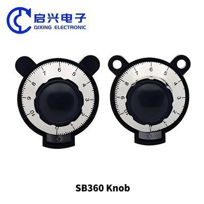 품질 디지털 다이얼 H-23-6A 금속 노브 590S 포텐셔미터 알루미늄 볼륨 노브 d 샤프트 6mm 15턴 카운팅 다이얼 포함 공장