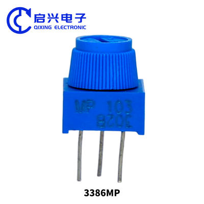 3386P-1-103 10K 1k 2k 5k 10k 20k 0.5W 1/2W PC 핀 뚫고 구멍 트림러 포텐시오미터 세르메트 1 턴 톱 조정