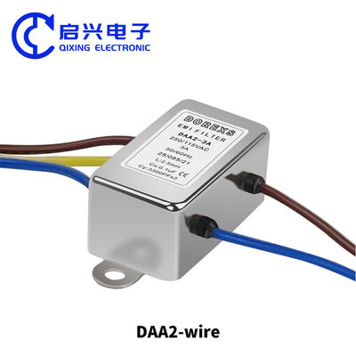 DAA2 220V 1A-10A 단일 단계 선 AC EMI 노이즈 필터