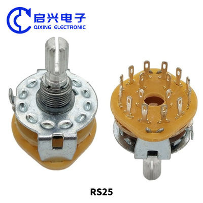 RS25 일반 선택 대역 회전 스위치 대역 스위치 DC30V 0.3A