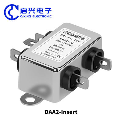 DAA2 삽입 EMI 필터 단일 단계 220V 3A 6A 10A 50/60Hz