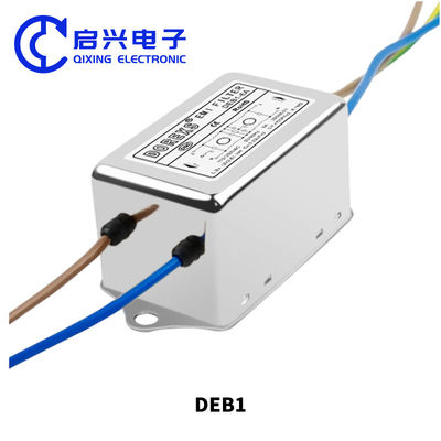 DEB1 시리즈 단일 단계 EMI 필터 220VAC 3A-20A 전원 라인 필터