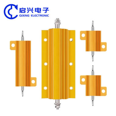 RX24 50W 5% 고전력 저항 노화 부하 오디오 LED 금속 자동차 저항 100 오hm 금 알루미늄 껍질 저항
