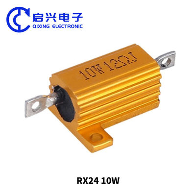 RXG24 와이어 와운드 저항 10W 12ohm 금 알루미늄 셸 저항