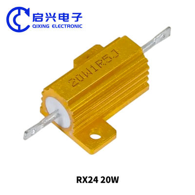 고전력 금 알루미늄 셸 와이어 상처 저항 20W OEM ODM