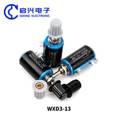 WXD3 13 2W 10 회전 와이어 와운드 포텐시오미터 4K7 10k