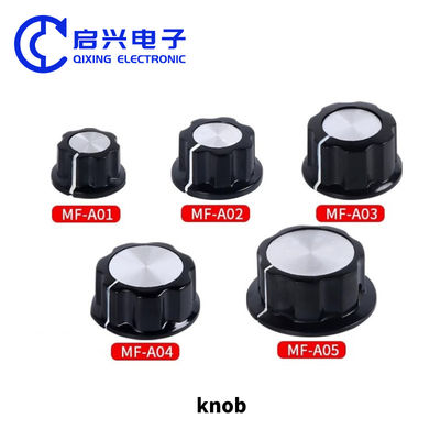 MF-A01 MF-A02 MF-A03 포텐시오미터 손잡이 6mm 바켈라이트 손잡이 검은색