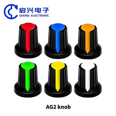 AG2 플라스틱 포텐티오미터 손잡이 15X17MM WH148 손잡이 지름 6mm 캡