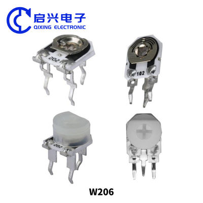 W206 0.25W 단일 코일 포텐티오미터