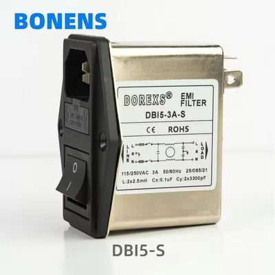 DBI5-S EMI 필터 듀얼 퓨즈와 스위치 대용량 구매 및 낮은 최소 주문