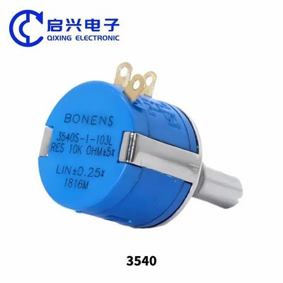 3540 10 회전 2 와트 10k 정밀 다 회전 와이어 와운드 포텐시오미터 3540S