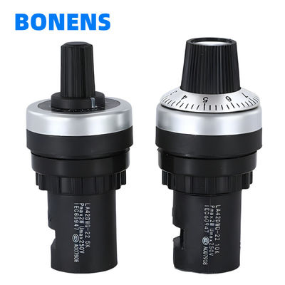 LA42DWQ-22 BONENS 5K 오hm 단추 회전 스위치 포텐티오미터 팟 인버터 변환기 저항 변속 속도 드라이브 포텐티