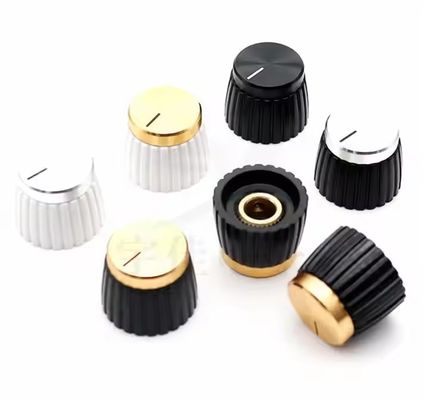 오디오 증폭기 톤 단추 금 은 알루미늄 마샬 단추