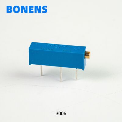 금속 유리 7mm 트림머 포텐티오미터 10k 3006P 다 회전 조절 정밀