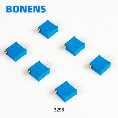 3296 시리즈 멀티 턴 트림머 포텐시오미터 0.5W 조정 가능한 저항 10Ω ~ 5MΩ 범위