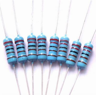 1% Tolerance Metal Film Resistor 0ohm Mohm Resistance and 1/6W to 5W Power Rating