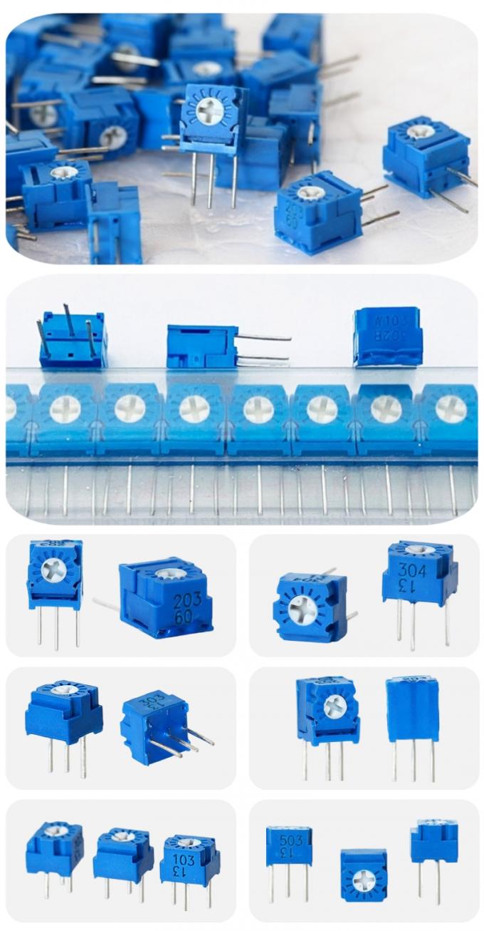 3323시리즈 단일 턴 금속 유리 가시 트림러 잠재미터 3323s 2