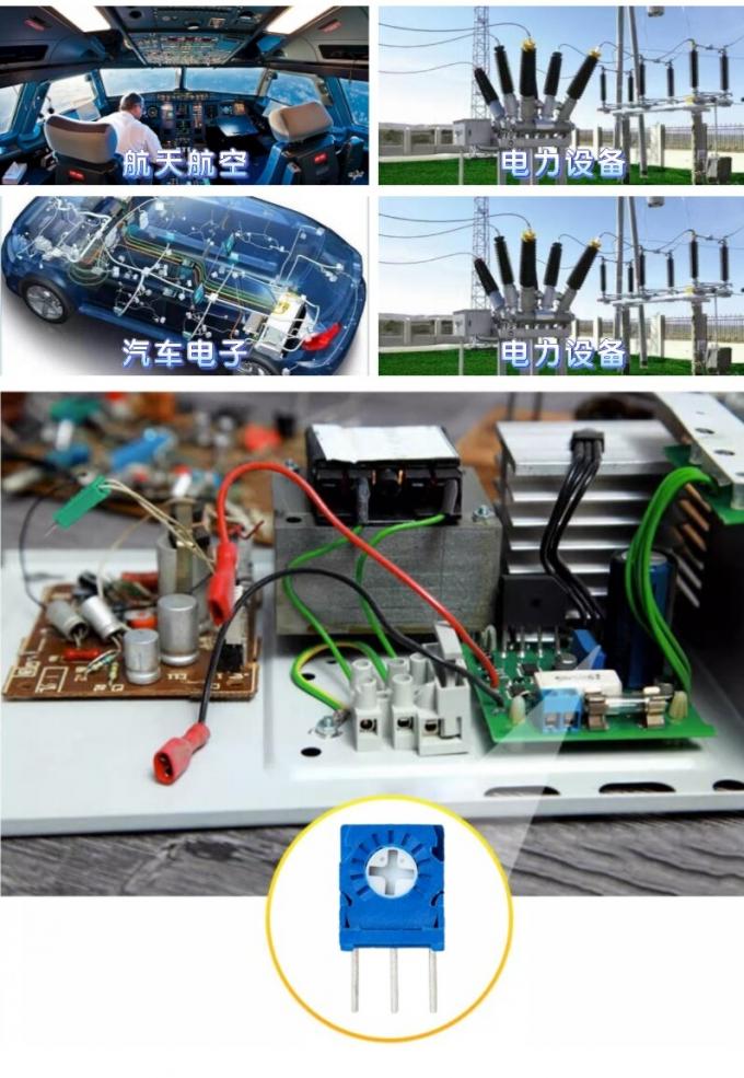 3323시리즈 단일 턴 금속 유리 가시 트림러 잠재미터 3323s 5