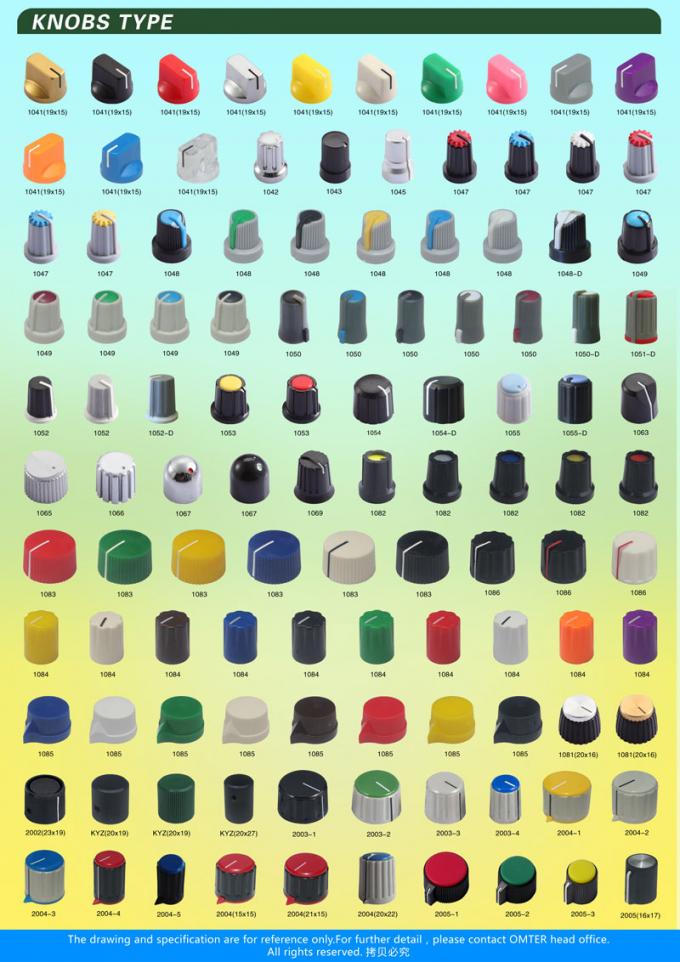 AG1 D 샤프트 15X16mm 플라스틱 포텐티오미터 단추 다양한 종류 전자 액세서리 13