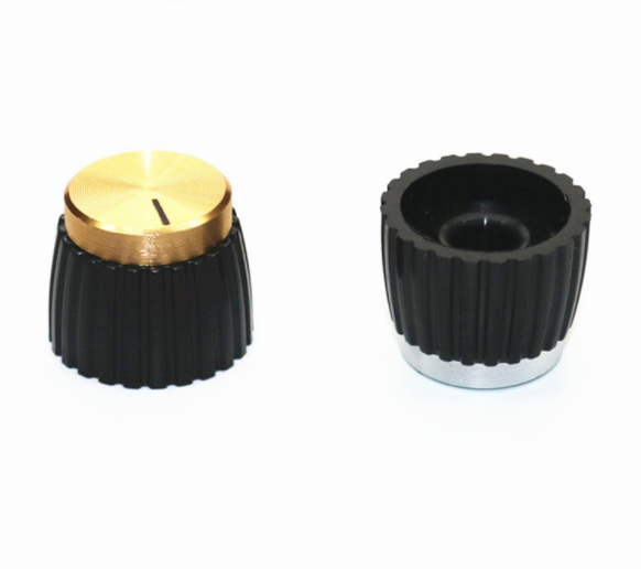 오디오 증폭기 톤 단추 금 은 알루미늄 마샬 단추 1