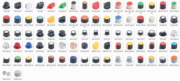 오디오 증폭기 톤 단추 금 은 알루미늄 마샬 단추 6