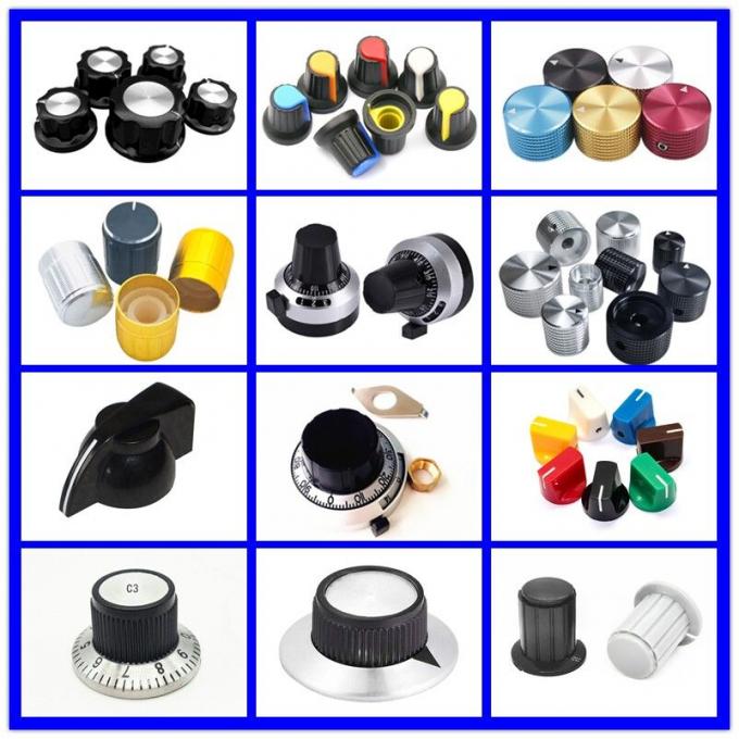 오디오 증폭기 톤 단추 금 은 알루미늄 마샬 단추 5