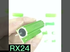 RX24 알루미늄 케이스 저항 50w 녹색 전류 제한 노화 부하 저항