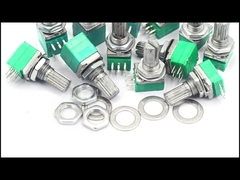 RK097NS 싱글 F 샤프트 로터리 포텐시오미터 스위치 B10K B20K B50K B100K