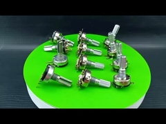 RV17 탄소 필름 3 핀 17mm 회전 스위치 포텐시오미터 B10K B50K B100K B500K 라디오용 오름