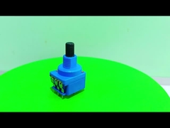 WH116AK 시리즈 디머 듀얼 컨트롤 포텐티오미터 B500K 회전 스위치와 함께 5 핀 반 샤프트 핸들