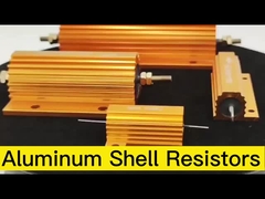 금 알루미늄 껍질 와이어 와이드 저항