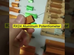 RX24 금 알루미늄 셸 와이어 와운드 저항
