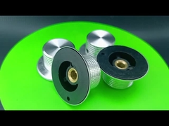 실버 알루미늄 손잡이 37mm 지름 0-10 셔프트 홀 6.4MM 손잡이