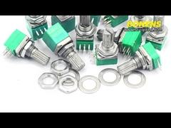 RK097N 15mm 손잡이 3 5 6 핀 오디오 샤프트 밀폐 된 음향 증폭기 조정용 전력계