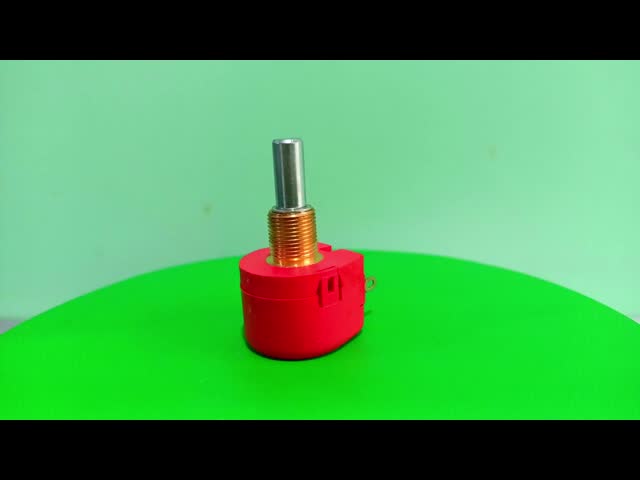 WX118 0.5W 10% 23mm 50mm 긴 샤프트 단일 턴 로터리 와이어 와이드 포텐시오미터